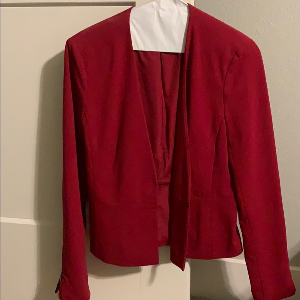 Banana Republic Red Blazer
